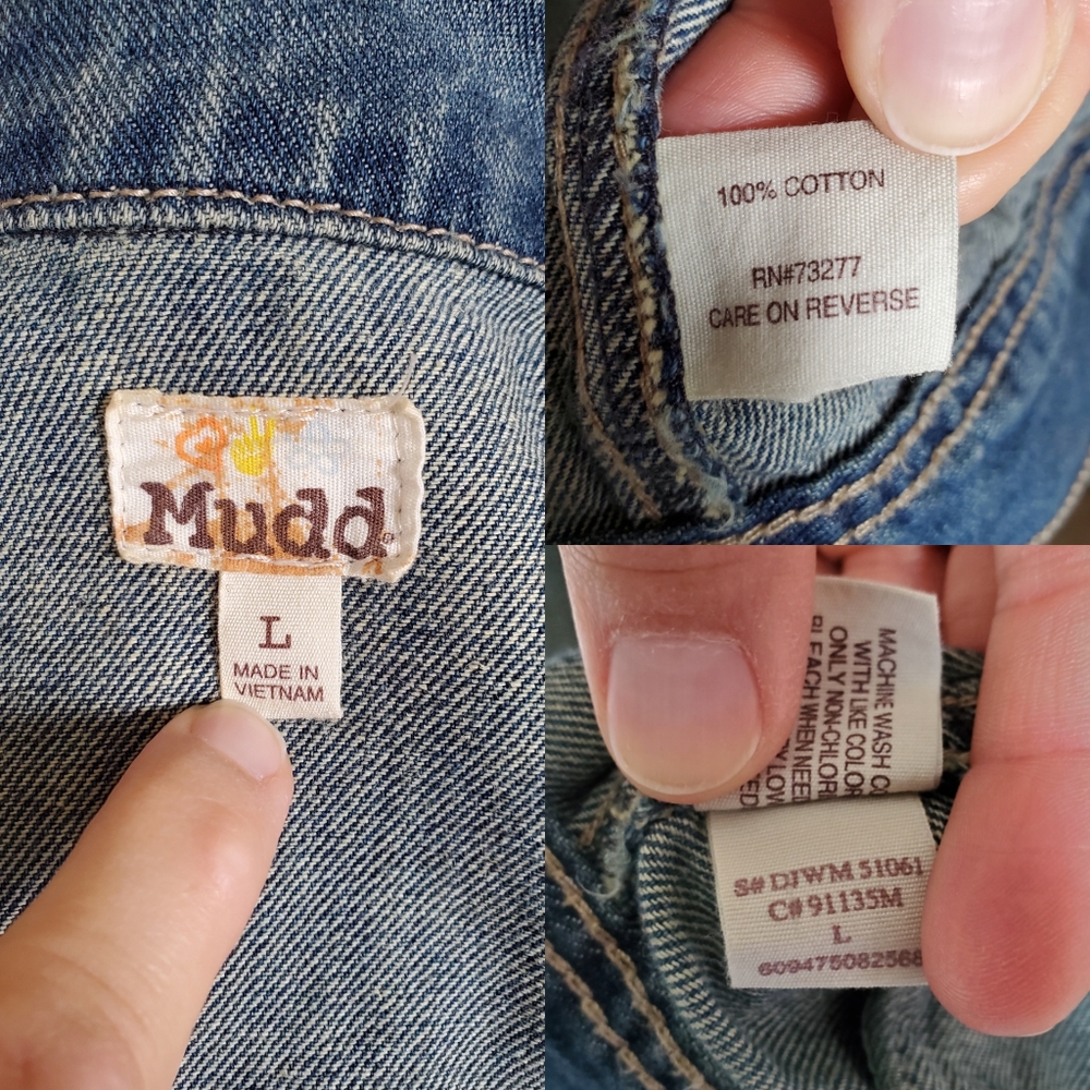 EUC Mudd medium wash denim jacket - Picture 5 of 5